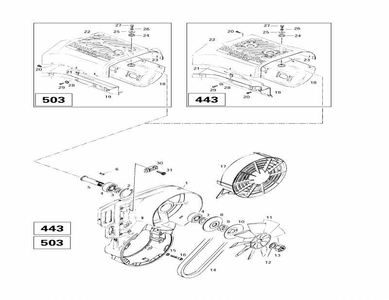 Ski-doo  Touring E LT, 1997 - Fan (503, 443)