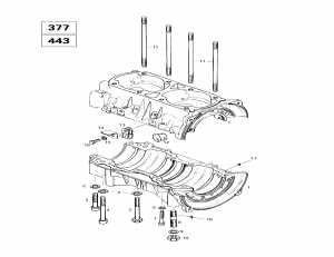 01-   (377, 443) (01- Crankcase (377, 443))