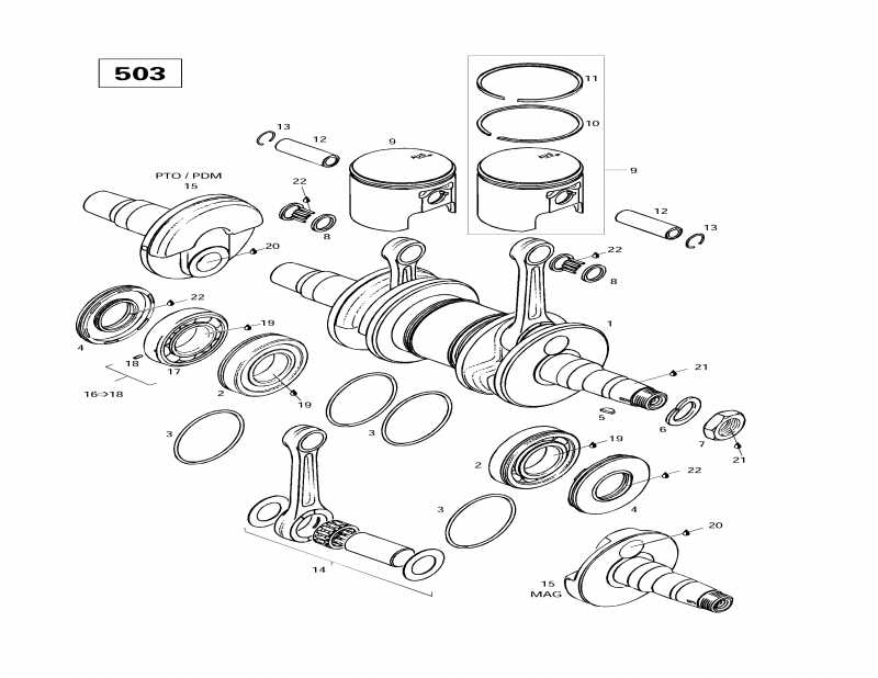 ��������  Touring LE, 1997 ������ - Crankshaft (503)