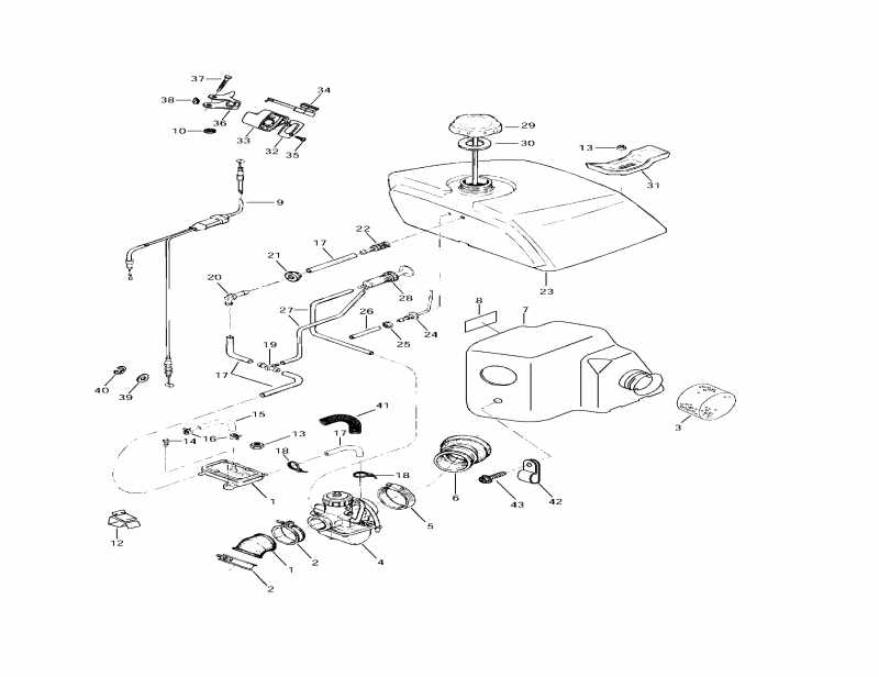 snowmobile Ski-doo - Fuel System