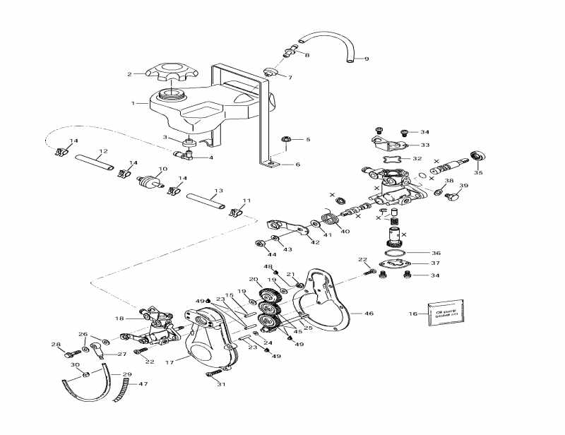  Skidoo Tundra II LT, 1997 - Oil Injection System