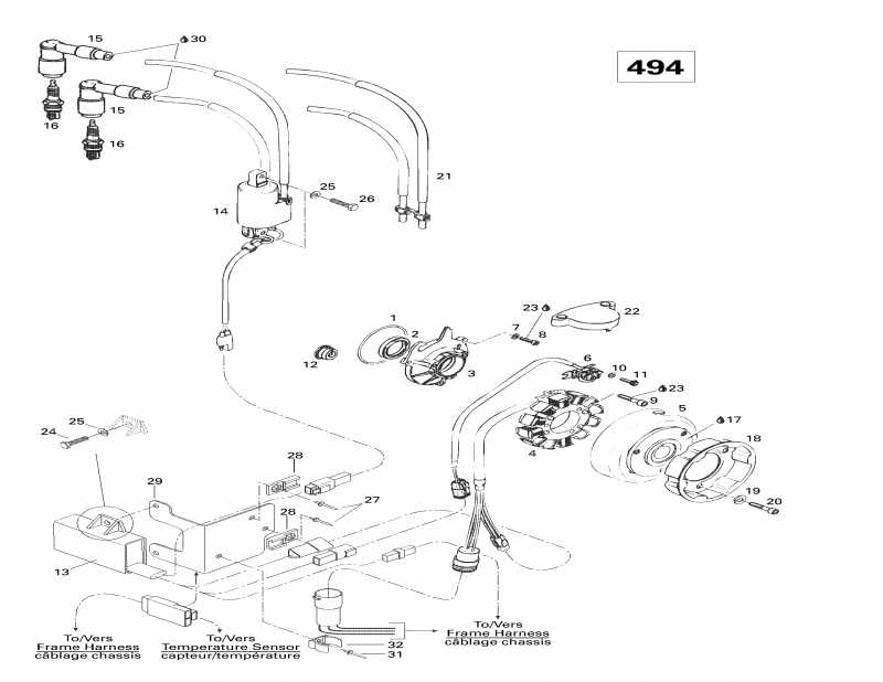  Ski-doo  Formula 500, 1998 -  12v 220w (494)