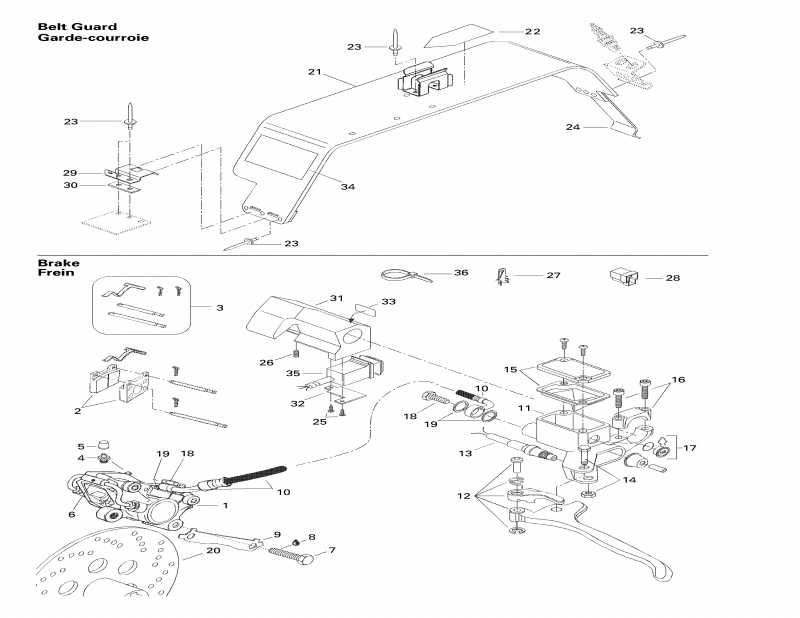  Formula 500, 1998 - Hydraulic   Belt Guard