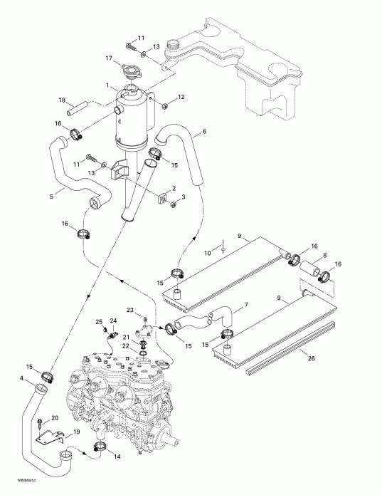 �������� Skidoo ����������� Formula III 600/700, 1998 - ���������� System