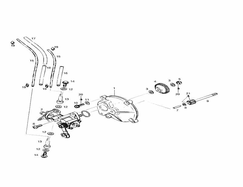 Skidoo  Formula S Electric, 1998 - Oil Injection System