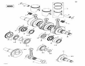 01-    (699) (01- Crankshaft And Pistons (699))