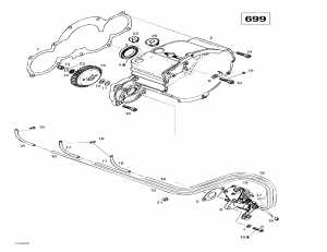03- Ignition    (699) (03- Ignition Housing Oil Pump (699))