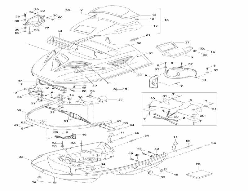 ��������  ������ MX Z 440 F, 1998 - Cab, Console