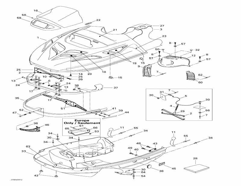 SkiDoo MX Z X 400 LC, 1998 ������ - Cab, Console