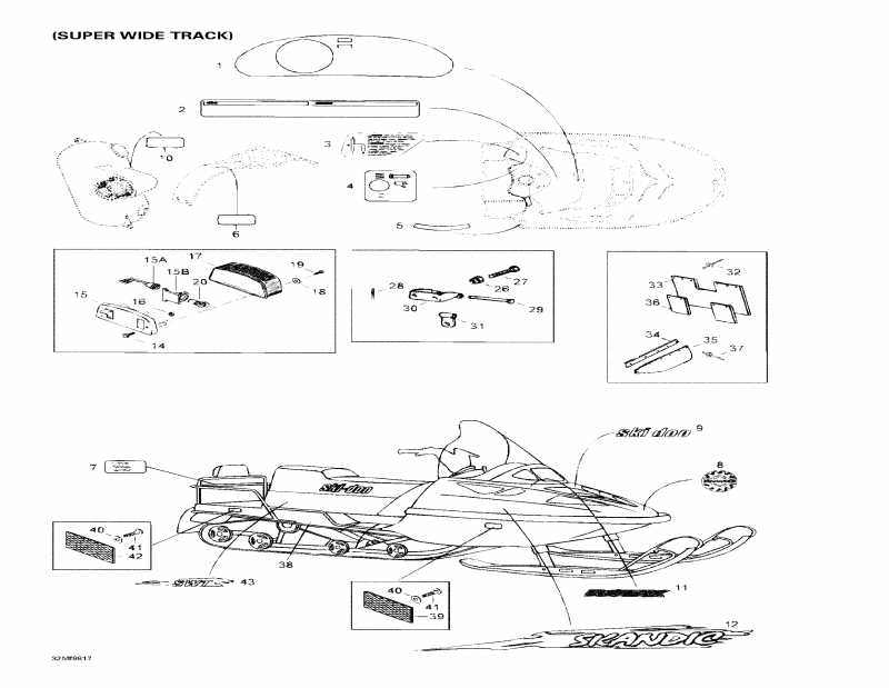 snowmobile   Skandic Wide Track, 1998 -    2