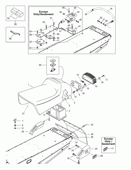  Skidoo  Summit 500/583/670, 1998 -   