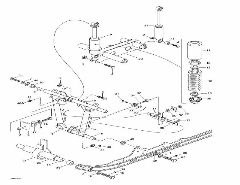 �������� Skidoo - Front Arm, Rear Suspension