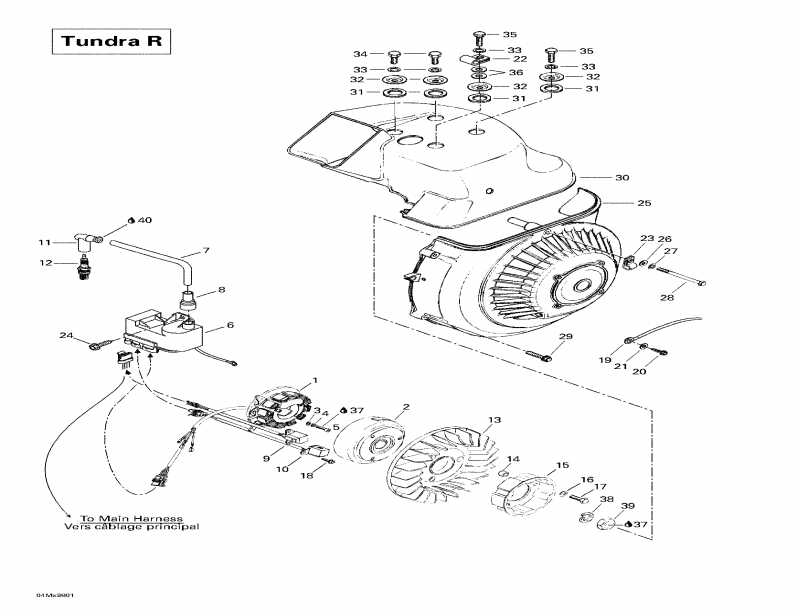 Ski Doo Tundra II LT, 3271, 1998  -  (tundra R)