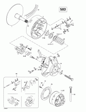 05-   (503) (05- Drive Pulley (503))