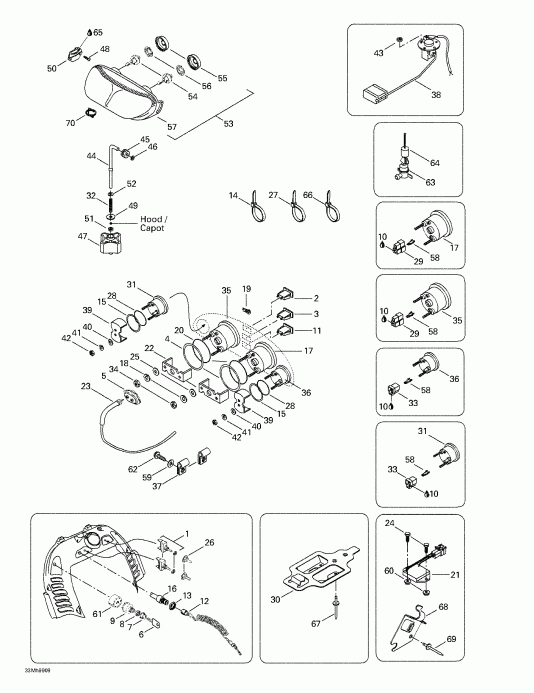 snowmobile Skidoo ����������� Formula III 600/700/800, 1999 - ��������� System