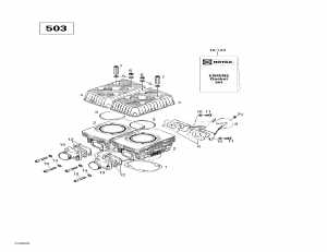 01- ,   (503) (01- Cylinder, Exhaust Manifold (503))