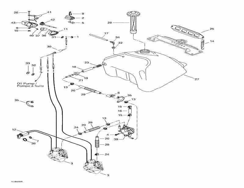 snowmobile ski-doo Formula Sl, 1999 ������ - Fuel System