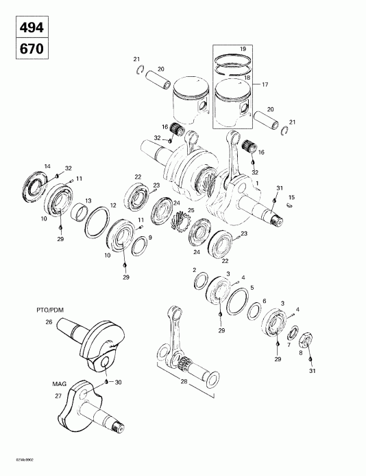 �������� - Crankshaft And Pistons (494, 670)