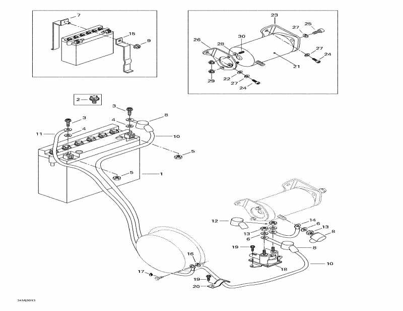  Ski-doo Grand Touring SE, 1999  - Electrical System