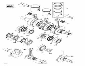 01-    (699) (01- Crankshaft And Pistons (699))