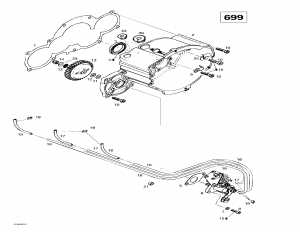 03- Ignition    (699) (03- Ignition Housing Oil Pump (699))