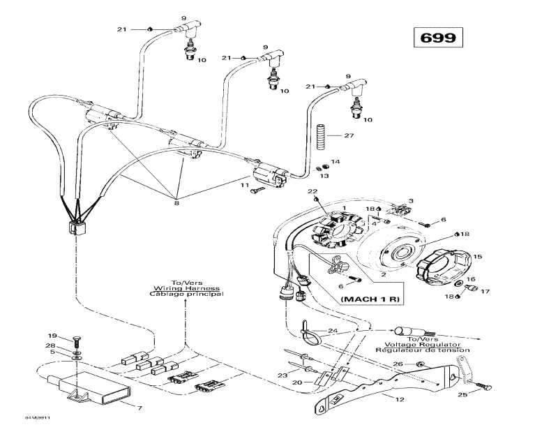  Mach 1 R, 1999 -  12v 290w (699)