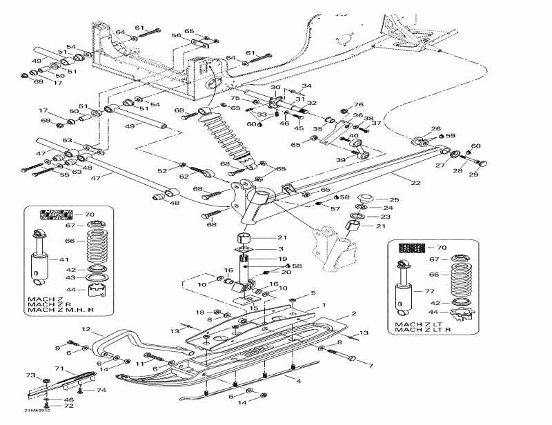 SKIDOO - Front Suspension And Ski