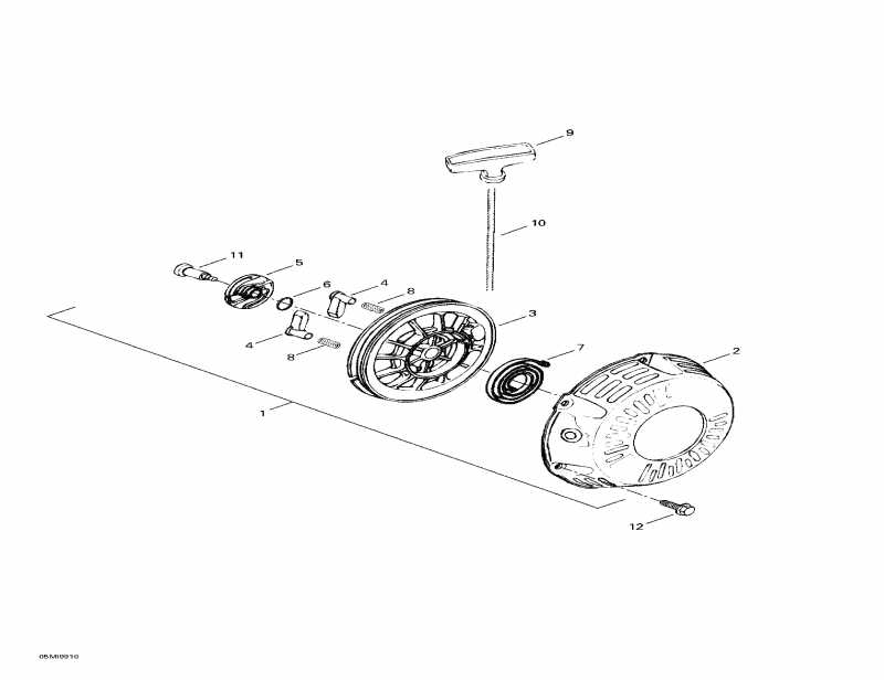 Ski-doo Mini Z, 1999 - Rewind Starter