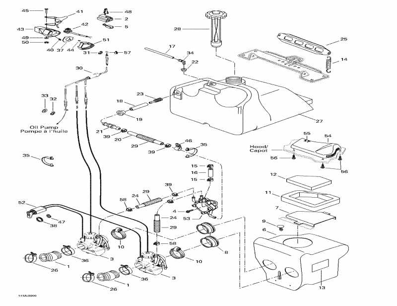 snowmobile Skidoo - Fuel System