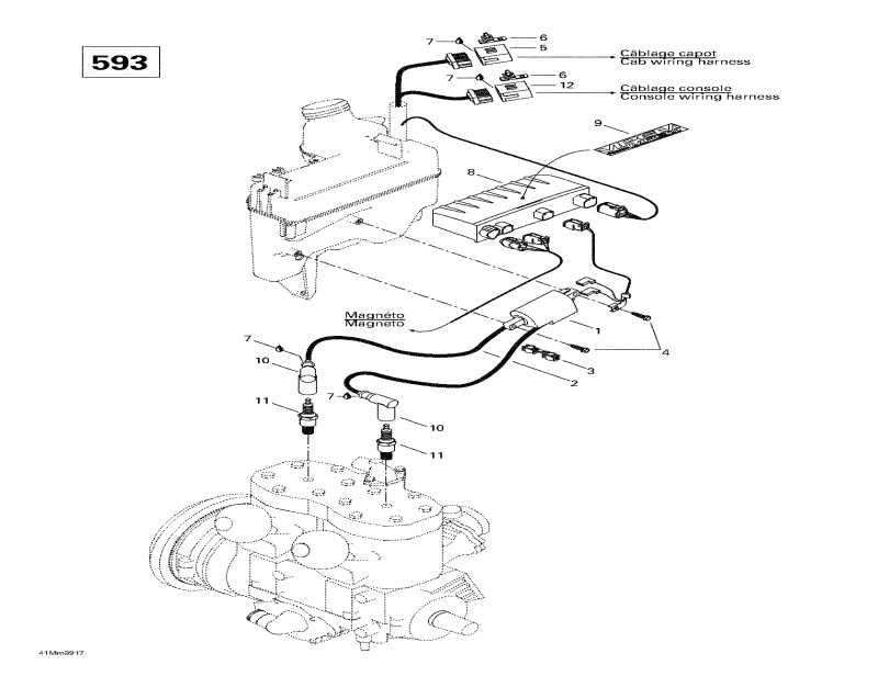  SkiDoo  MX Z 600, 1999 - Ignition (593)