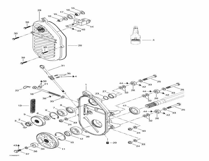  MX Z 600, 1999 - Chaincase