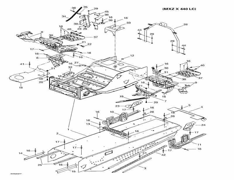  SKIDOO MX Z 600, 1999 -    (mx Z X 440 Lc)
