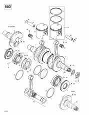 01-    (503) (01- Crankshaft And Pistons (503))