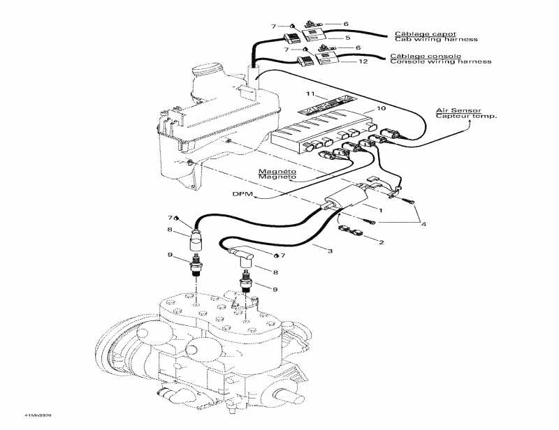  ski-doo  Suumit 700, 1999 - Ignition