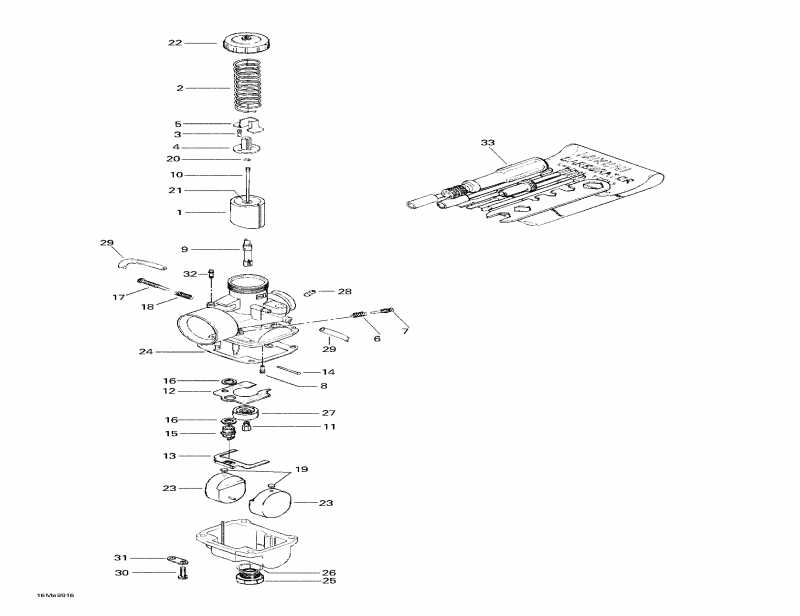 ski-doo Tundra, 1999 - Carburetor
