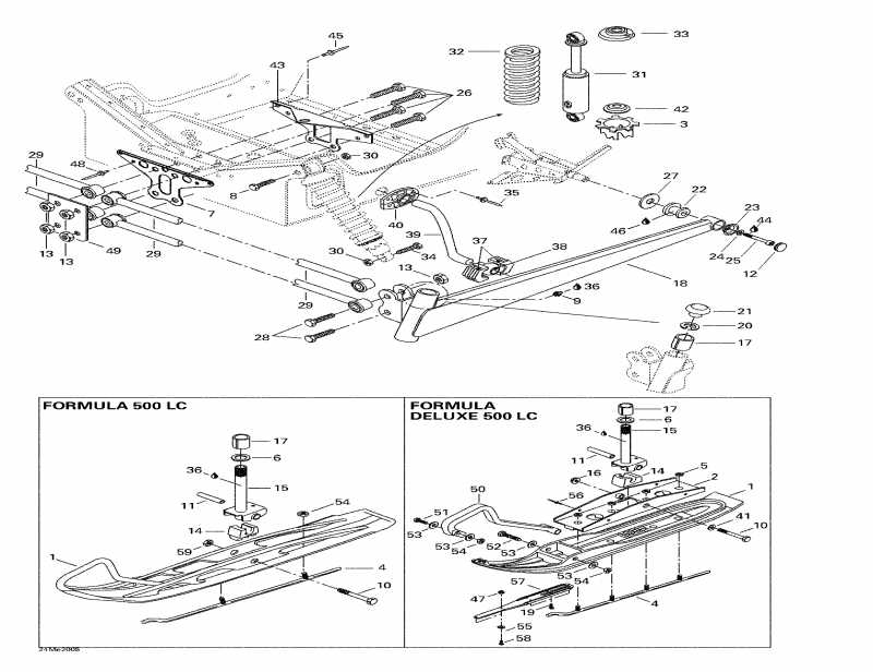 �������� BRP SkiDoo ������ Formula 500 LC, 2000 - �������� �������� � ����