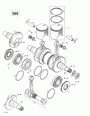 01-    (503) (01- Crankshaft And Pistons (503))