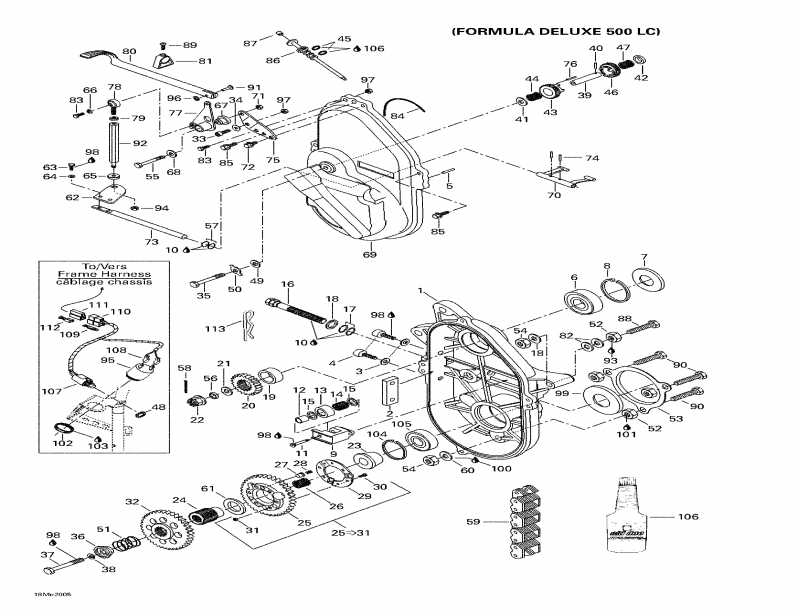  SkiDoo Formula Deluxe 500 LC, 2000 -  (mula Deluxe 500 Lc)