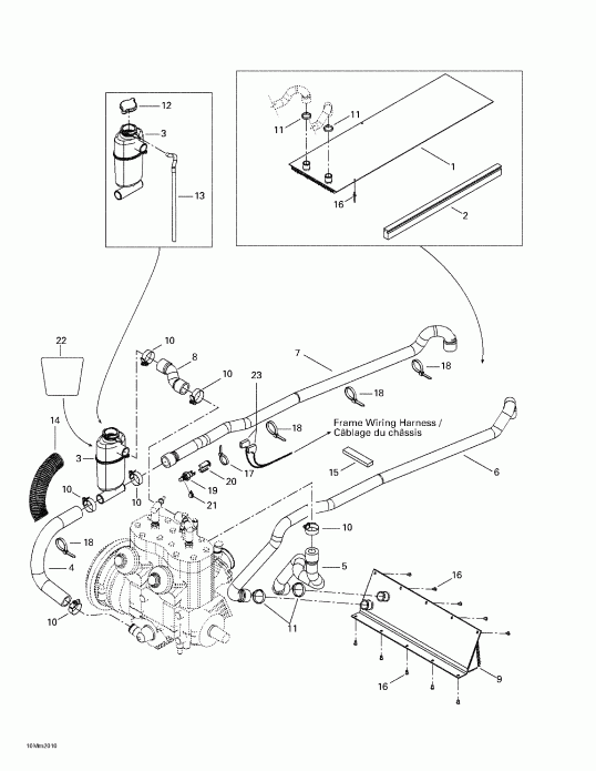 SKIDOO  Formula Deluxe 600/700, 2000 - Cooling System