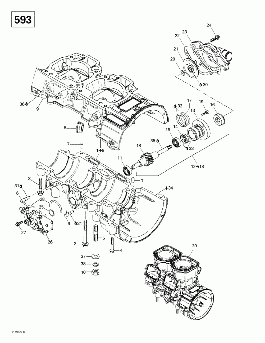 �������� BRP SkiDoo Formula Deluxe 600/700, 2000 ������ - �������������� �������� ������ � �������� �����