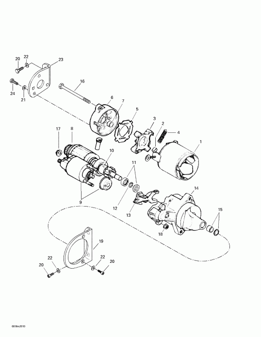 snowmobile   Formula Deluxe 600/700, 2000 - Electric Starter