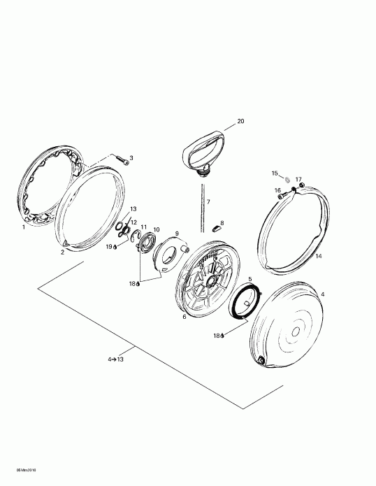 Ski-doo - Rewind Starter