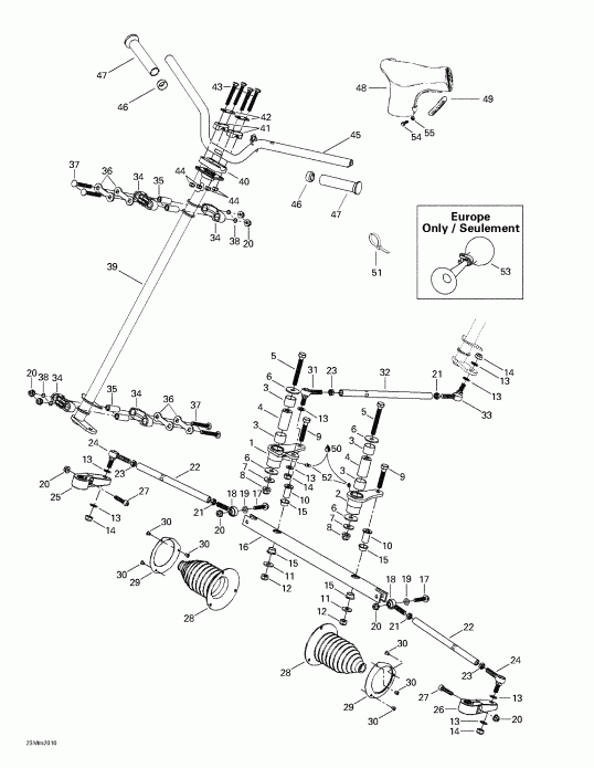  Skidoo Formula Deluxe 600/700, 2000 -   System