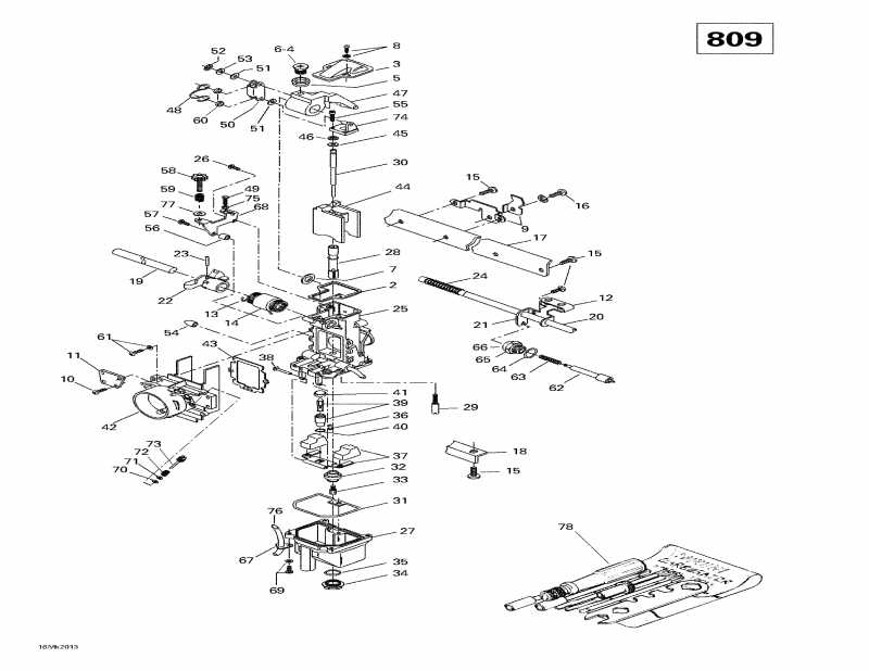 SKIDOO  Formula III 700 R, 2000 - Carburetors (809)