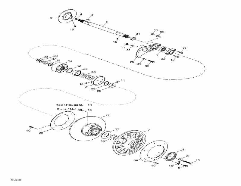 �������� Skidoo Formula III 700 R, 2000 ������ - Drive Pulley 2
