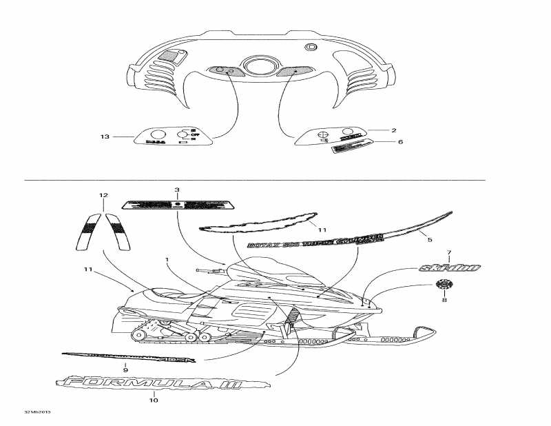 Skidoo Formula III 800, 2000  - 