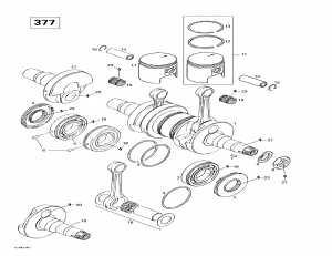 01-    (377) (01- Crankshaft And Pistons (377))