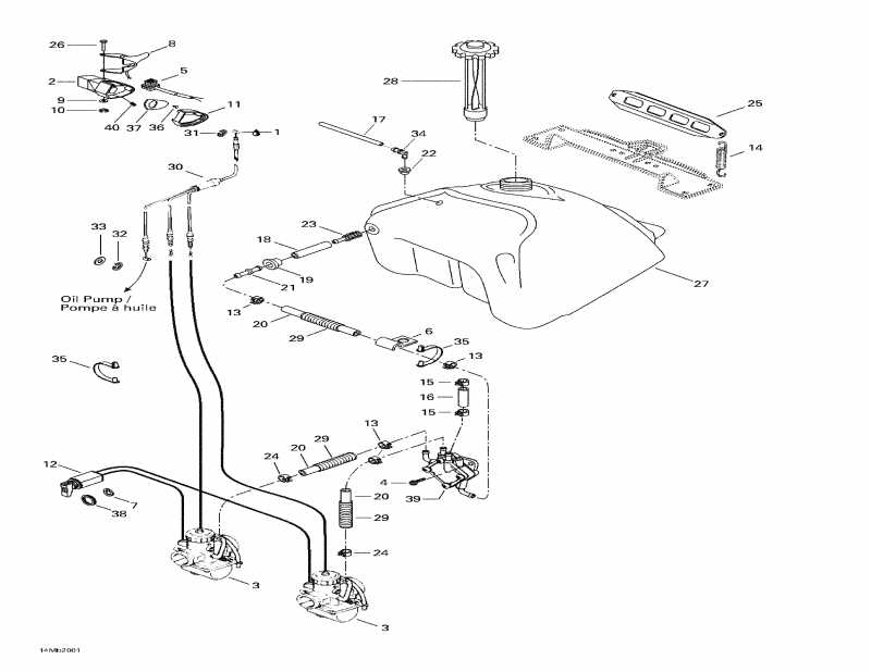 �������� SKIDOO ������ Formula S, 2000 - Fuel System