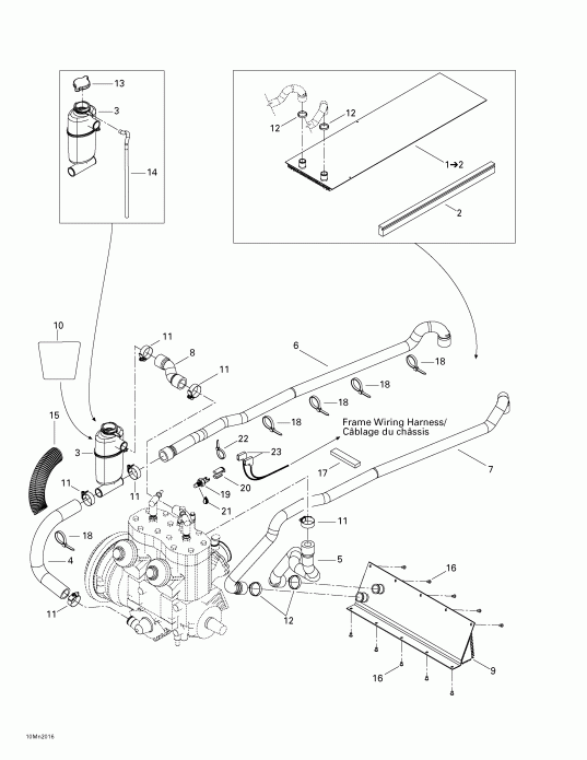 snowmobile Ski Doo Formula Z 600/700, 2000 -  System