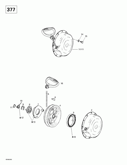  Ski-doo Formula Z 600/700, 2000 - Ignition